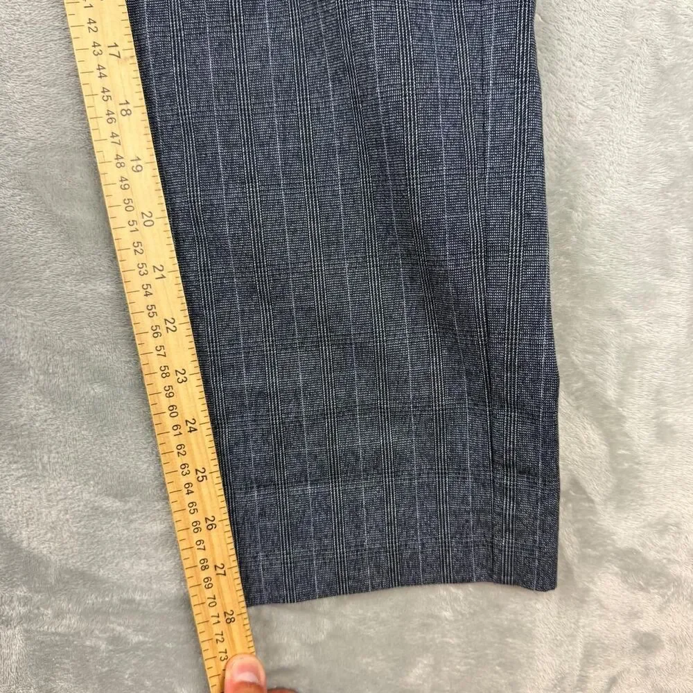 Banana-republic Men's Grey and Blue Trousers